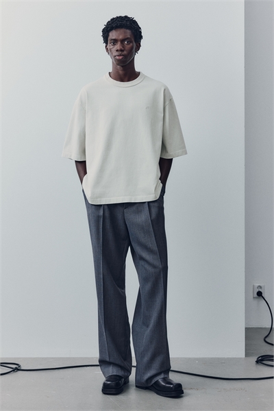 Хлопковая футболка в боксерском стиле артикул 1299794001