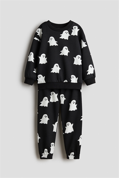 Комплект из 2 частей толстовки с принтом 1311046001