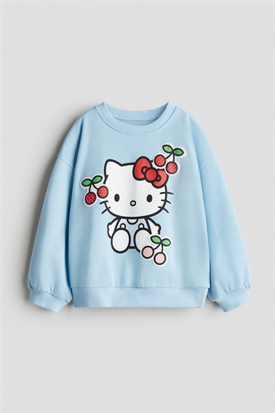 Толстовка из хлопка с принтом 1314335001