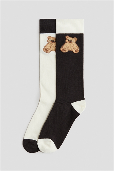 Носки с высокими коленями в 2 упаковках 1289015002