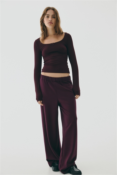 Топ из ребристого трикотажа 1296048003