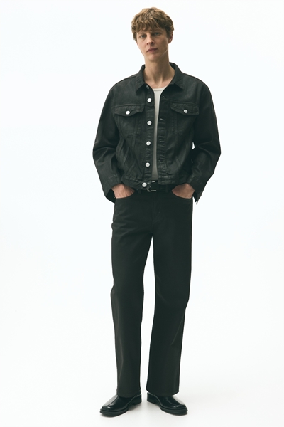 Джинсовая куртка дальнобойщика с покрытием 1296875001