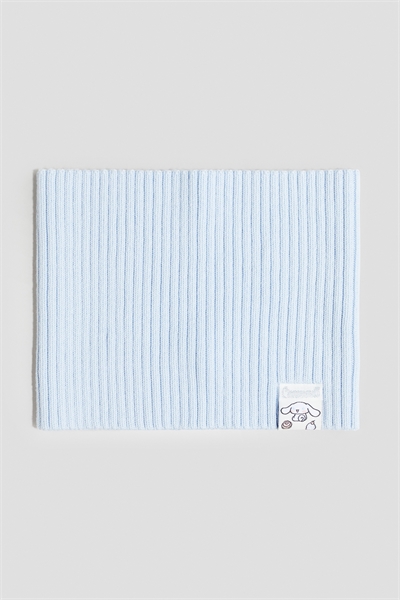 Шарф-труба из ребристой вязки 1297571002