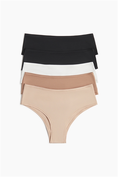 Трусы-хипстеры из микрофибры в упаковке из 5 штук 1301394002