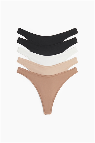 Трусы-стринги tanga из микрофибры в упаковке из 5 штук 1302256002