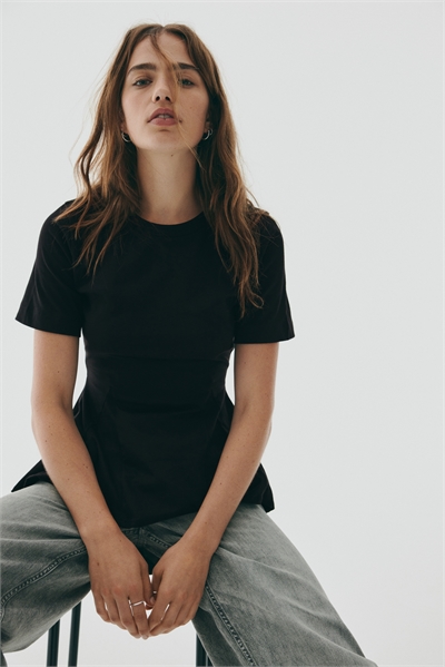 Футболка с пеплумом 1316655002