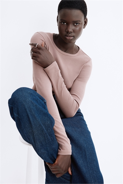 Лонгслив из джерси 1254718018