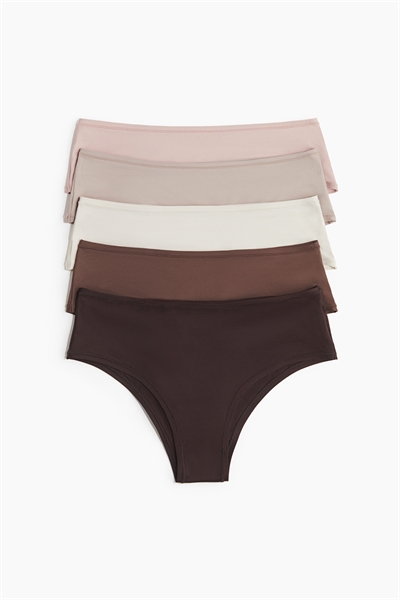 Трусы-хипстеры из микрофибры в упаковке из 5 штук 1301394001