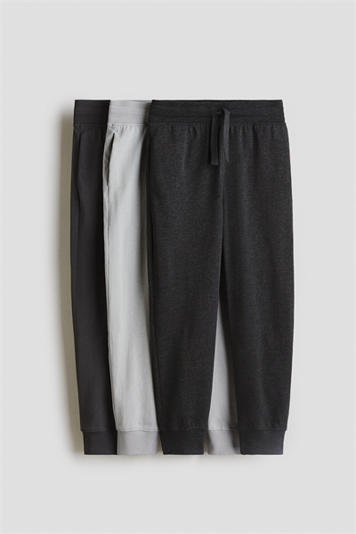 Джоггеры из хлопкового джерси в количестве 3 штук 0763194026