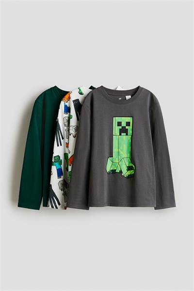 Футболки с длинными рукавами в упаковке из 3 штук 1172232015