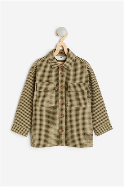 Безразмерная рубашка из ситцевой ткани 1186849002