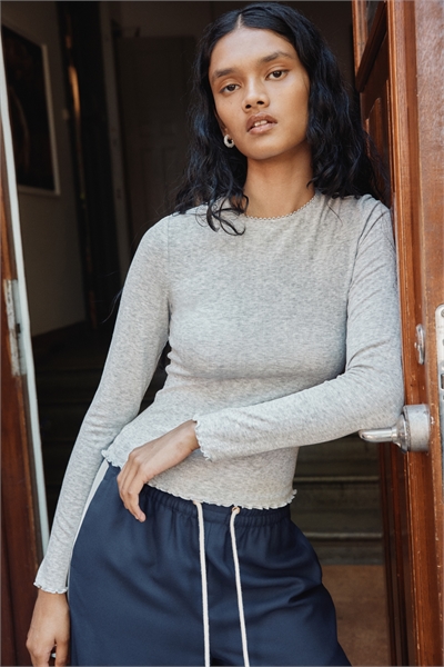 Топ из пуантельевого трикотажа 1296047003