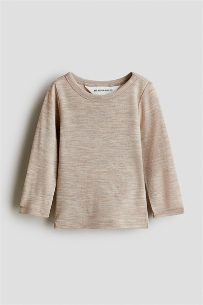 Топ из джерси с мериносовой шерстью 1294132001