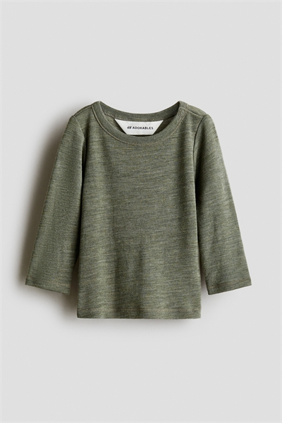 Топ из джерси с мериносовой шерстью 1294132002