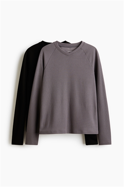 Спортивные топы с длинными рукавами и DryMove™ в упаковке из 2 штук 1295351001