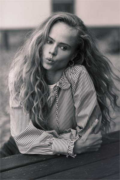 Блузка с оборчатым воротником 1296521003