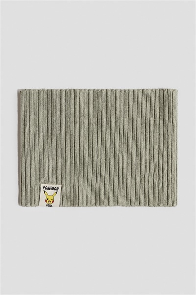 Шарф-труба из ребристой вязки 1297570002