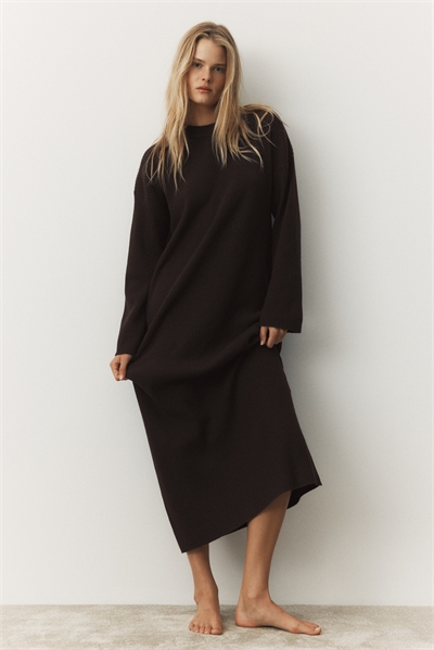 Платье из трикотажа в рубчик 1299218003