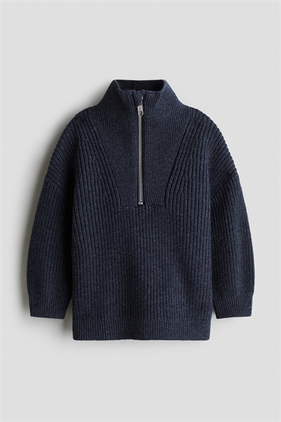 Джемпер на молнии из шерстяного бленда 1299511001