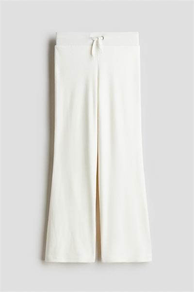 Расклешенные велюровые джоггеры 1301305001