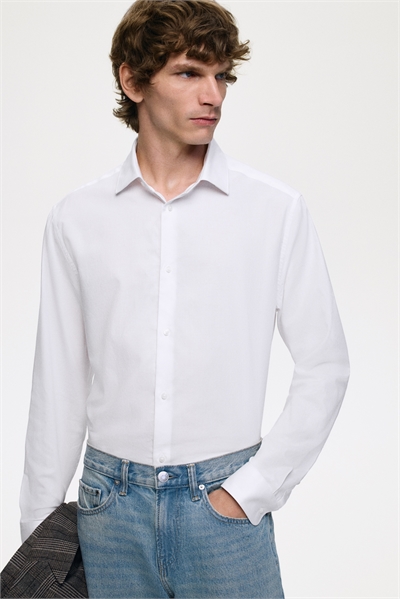 Хлопковая рубашка Slim Fit 1304741001