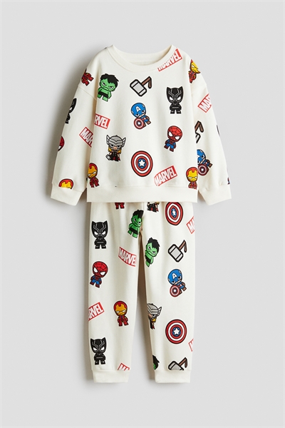 Комплект из 2 частей толстовки с принтом 1314528004