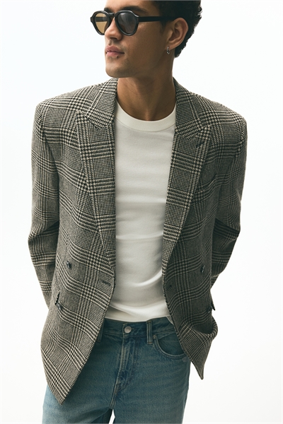 Жакет из шерстяной смеси с расслабленной посадкой артикул 1295817002