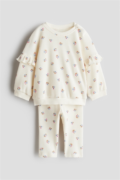 Комплект из 2 частей из вафельного хлопка 1323818001