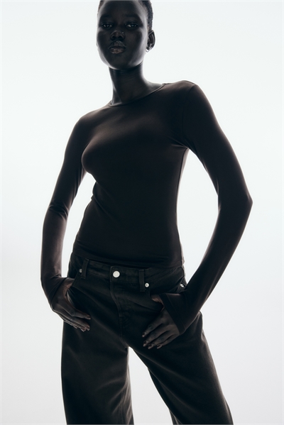 Топ из мягкого трикотажа 1285401003