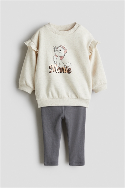 Комплект с принтом из 2 частей 1296374007