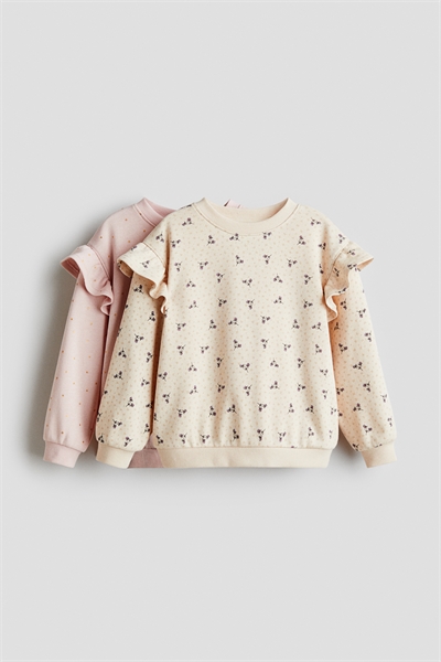 Толстовки с оборками в упаковке из 2 штук 1297254003