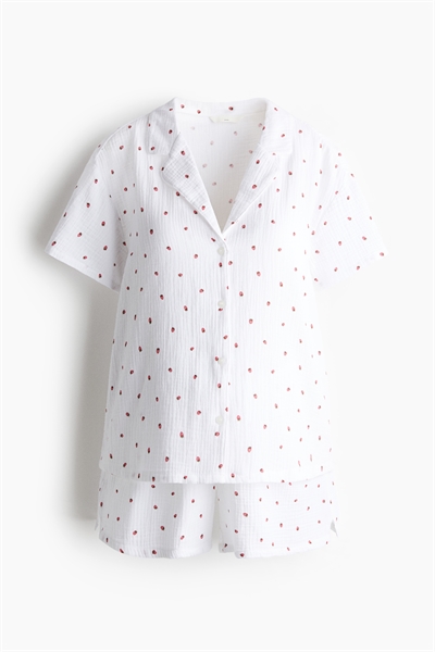 Пижама из хлопкового муслина MAMA 1272729001