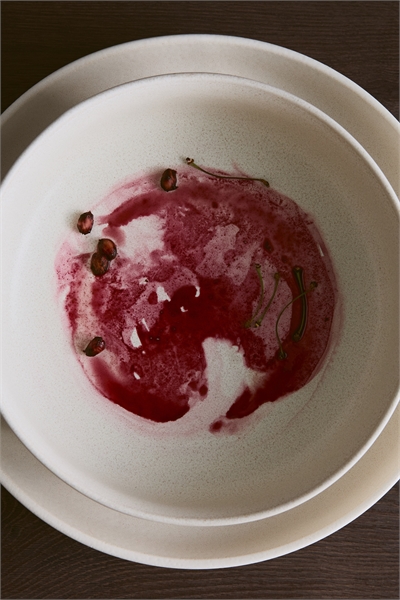 Сервировочная чаша из керамогранита с реактивной глазурью 1283838001