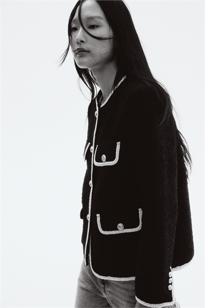 Жакет из букли 1290871002