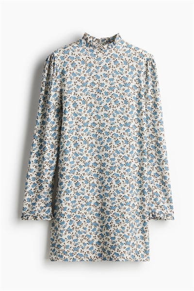 Платье из джерси с оборками 1243103002