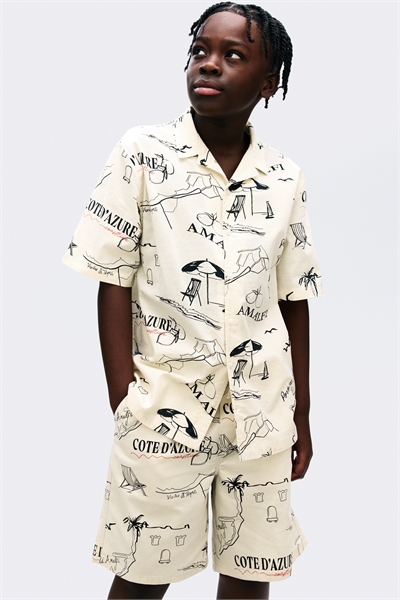 Хлопковые шорты из твила 1273116005