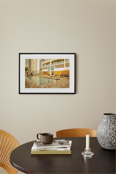 Винтажный плакат с бассейном 1210498001