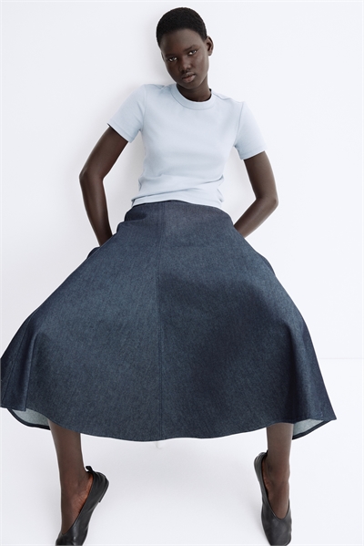 Облегающая футболка из хлопка 1301264003