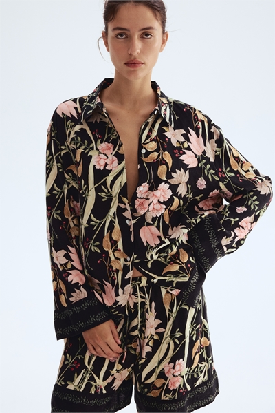 Рубашка из льняного бленда 1305153002