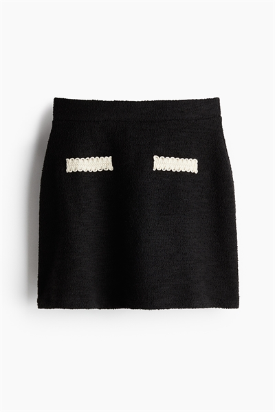 Текстурированная мини-юбка 1263867001