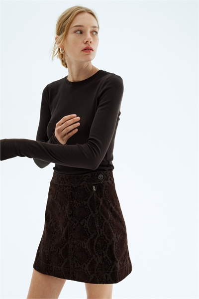 Джинсовая мини-юбка 1310482001