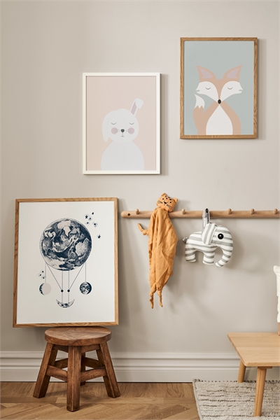 Плакат со спящим кроликом 1052757001