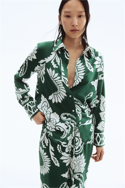 Рубашка с узором 1301049004