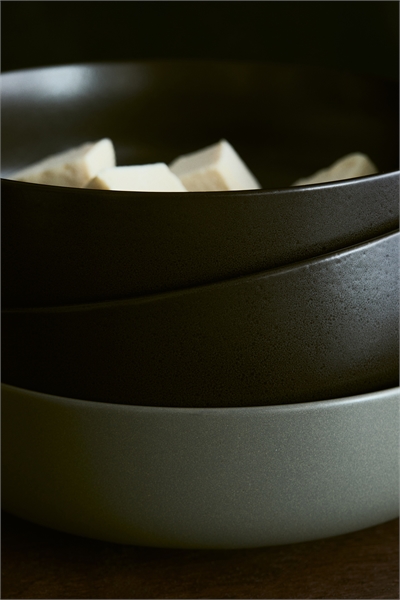 Сервировочная чаша из керамогранита с реактивной глазурью 1283838003