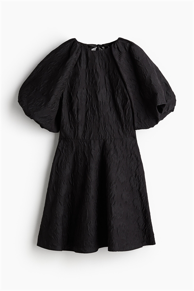 Платье с завязками из жаккардового переплетения 1247667002