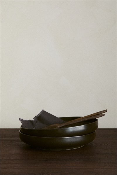 Сервировочная чаша из керамогранита с реактивной глазурью 1283837003