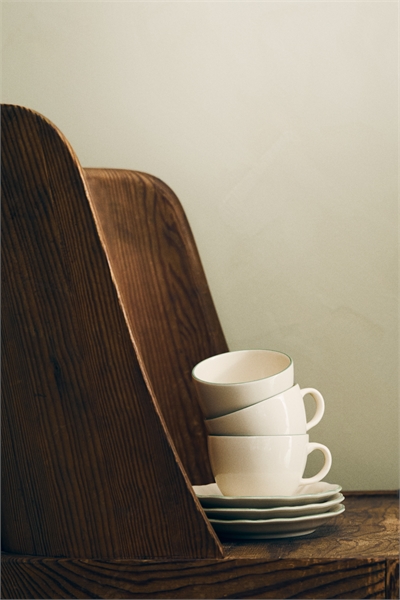 Набор из двух чашек и блюдец из каменной посуды 1297012001