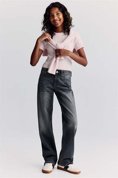 Джинсы с прямыми штанинами 1296725002