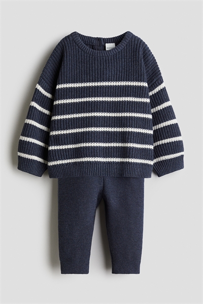 Комплект из 2 частей из хлопкового трикотажа 1232231011