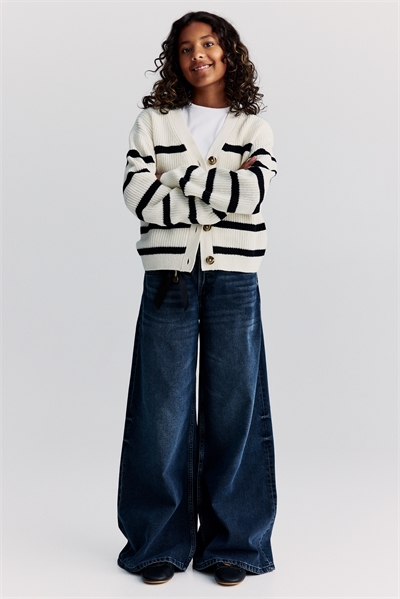 Джинсы с широкими штанинами 1298678003